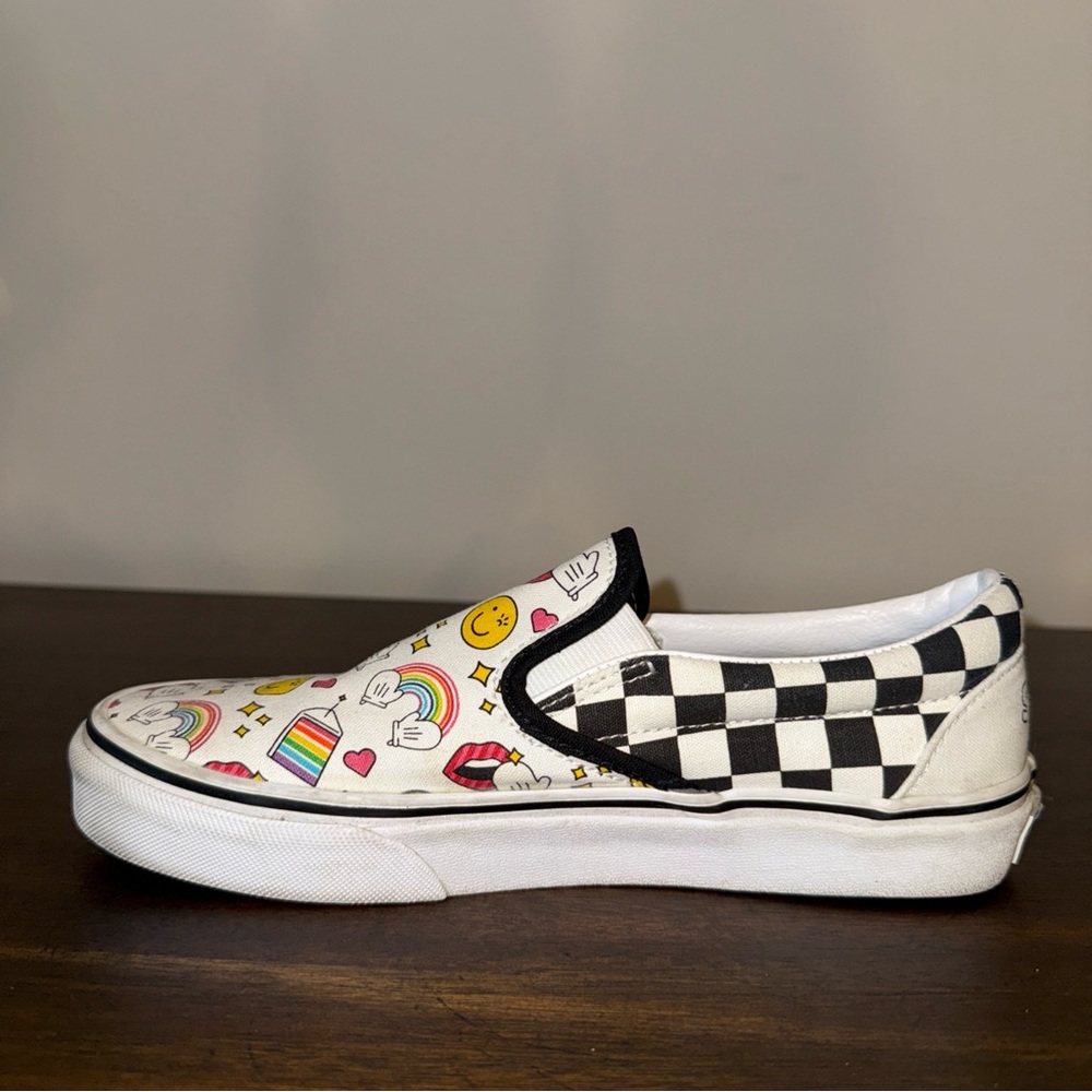 Vans Classic Flour Shop Amira H Kassem collab Rainbow  Shoes Size W6.5 M5 - Picture 8 of 10